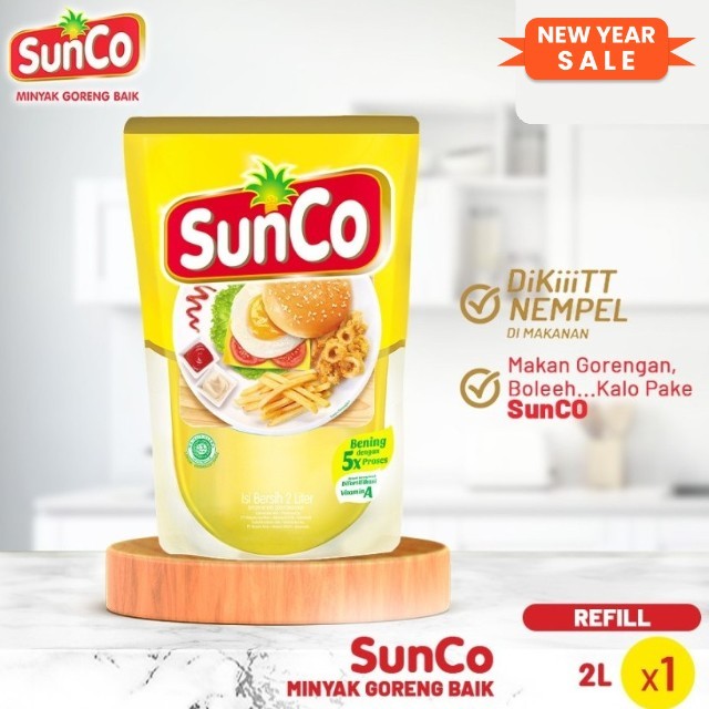 

Sunco Minyak Goreng Refill 2L Pouch 2 Liter exp 11/26