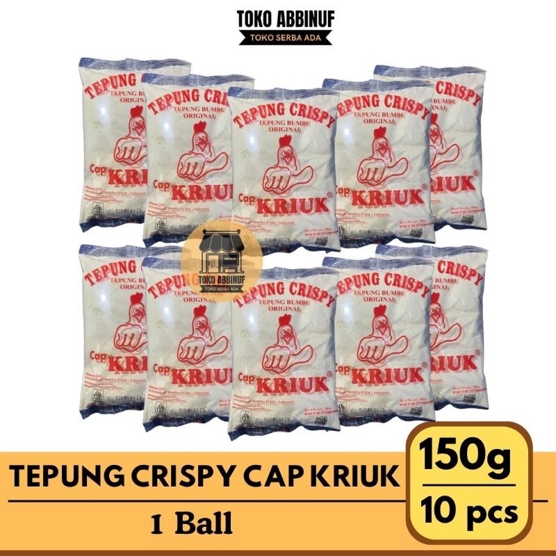 

10 PCS - TEPUNG CRISPY ASLI 150g CAP KRIUK JEMPOL (Aroma Dewi) 1 BALL