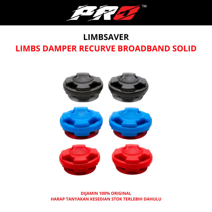 SIMS LIMBSAVER RECURVE BROADBAND SOLID LIMB / LIMBS SAVER DAMPER / LIMBS DAMPER PANAHAN / PEREDAM