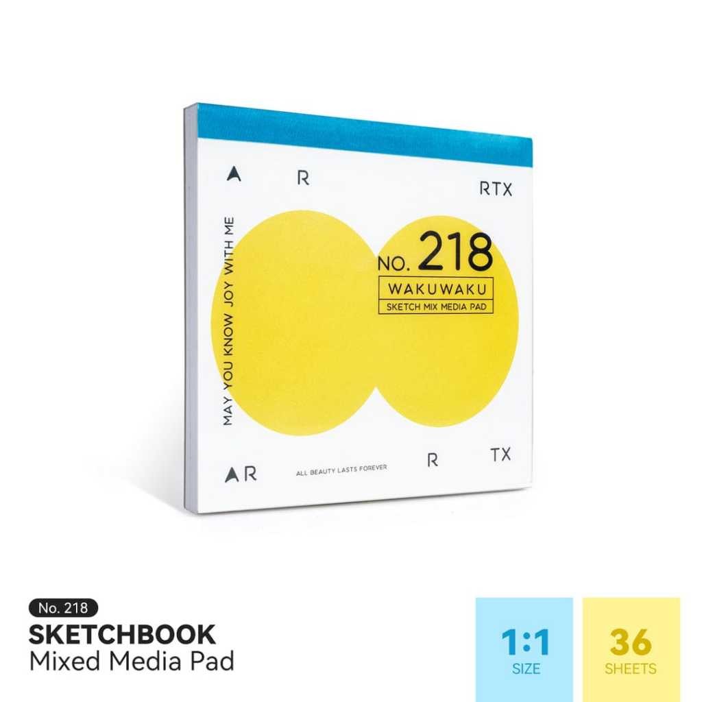 

ARRTX Sketch Mix Media Pad 18x18cm 240gsm 36 Lembar