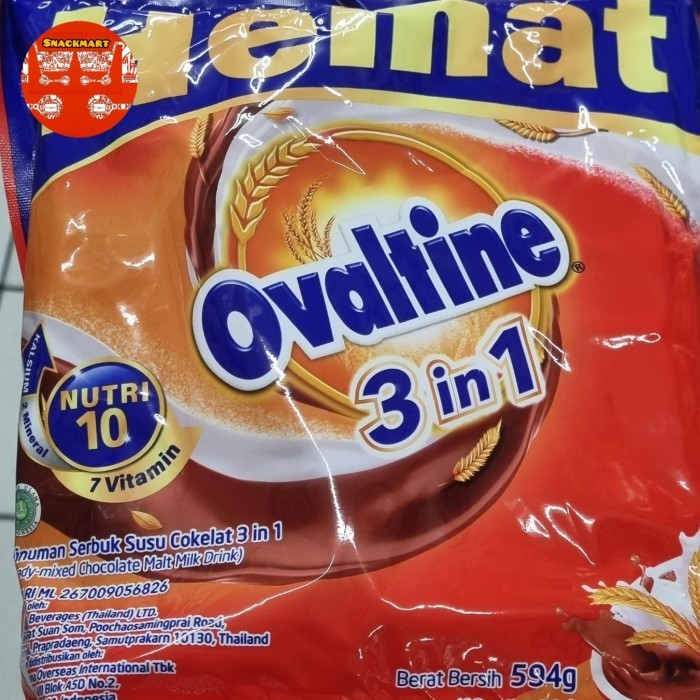 

Ovaltine 3in1 Choco Drink 18sachet x 33 g