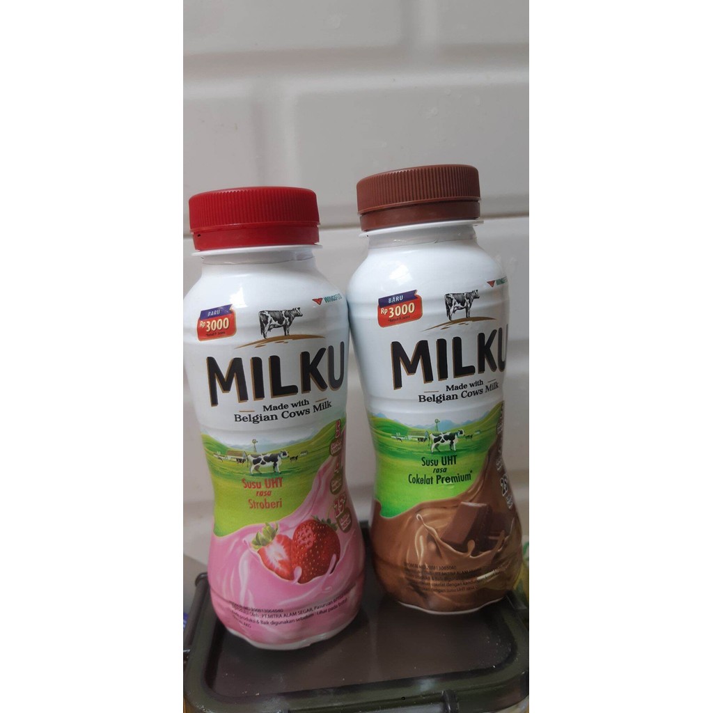 Milku Susu Coklat & strawberry 200 ml