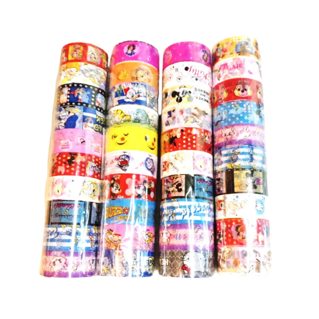 

Lakban Kecil Bening Putih Tape Selotip Kecil Isolasi Solasi