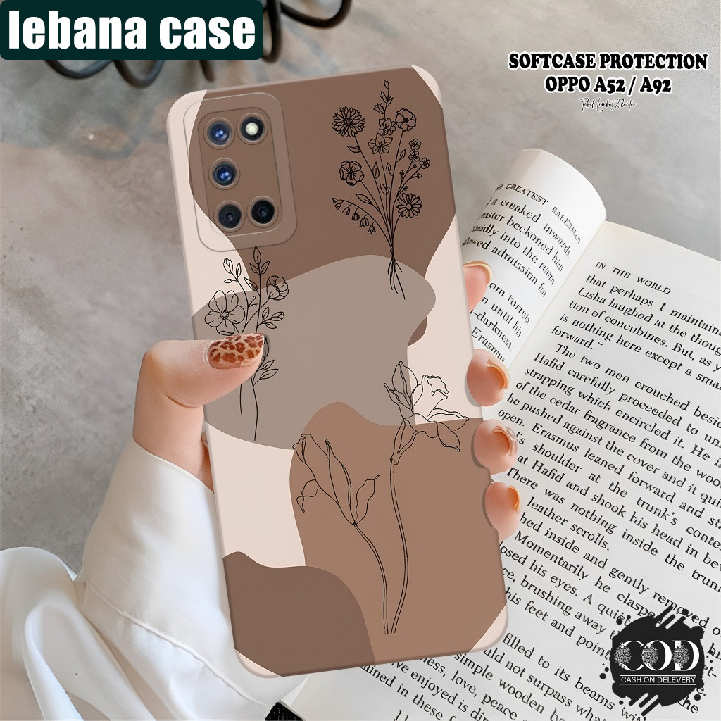 Case OPPO A52 / A92 Terbaru - Fashion Case Aesthetic - Softcase OPPO A52 / A92 - Silikon Pro Camera 