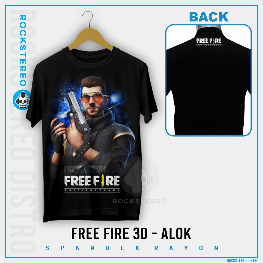 KAOS GAME DISTRO -[ FREE FIRE 3D / KAOS FF ANAK DEWASA / FREE FIREE ]-- ALOK