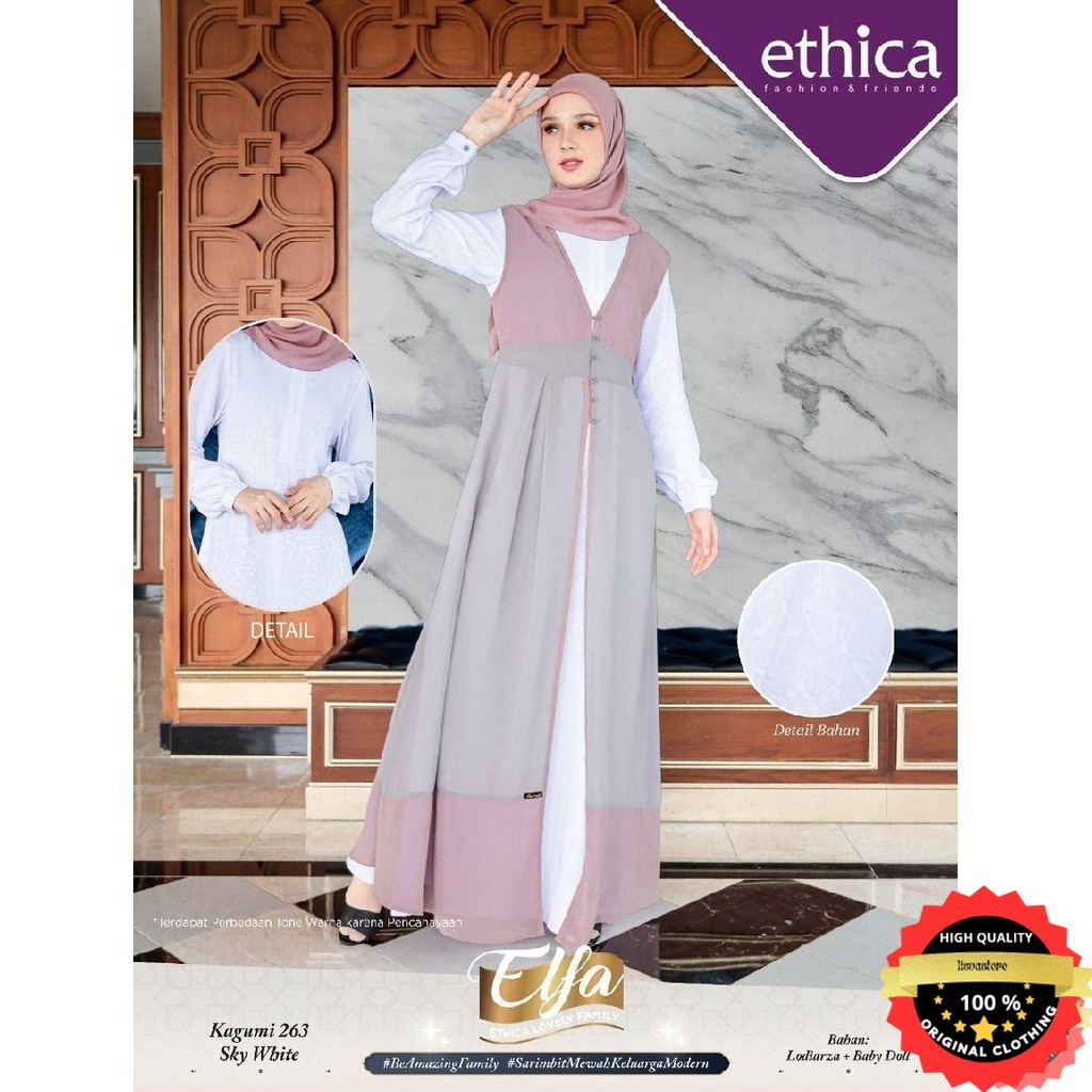 Ethica Kagumi 263 Gamis Mewah Elegan Premium