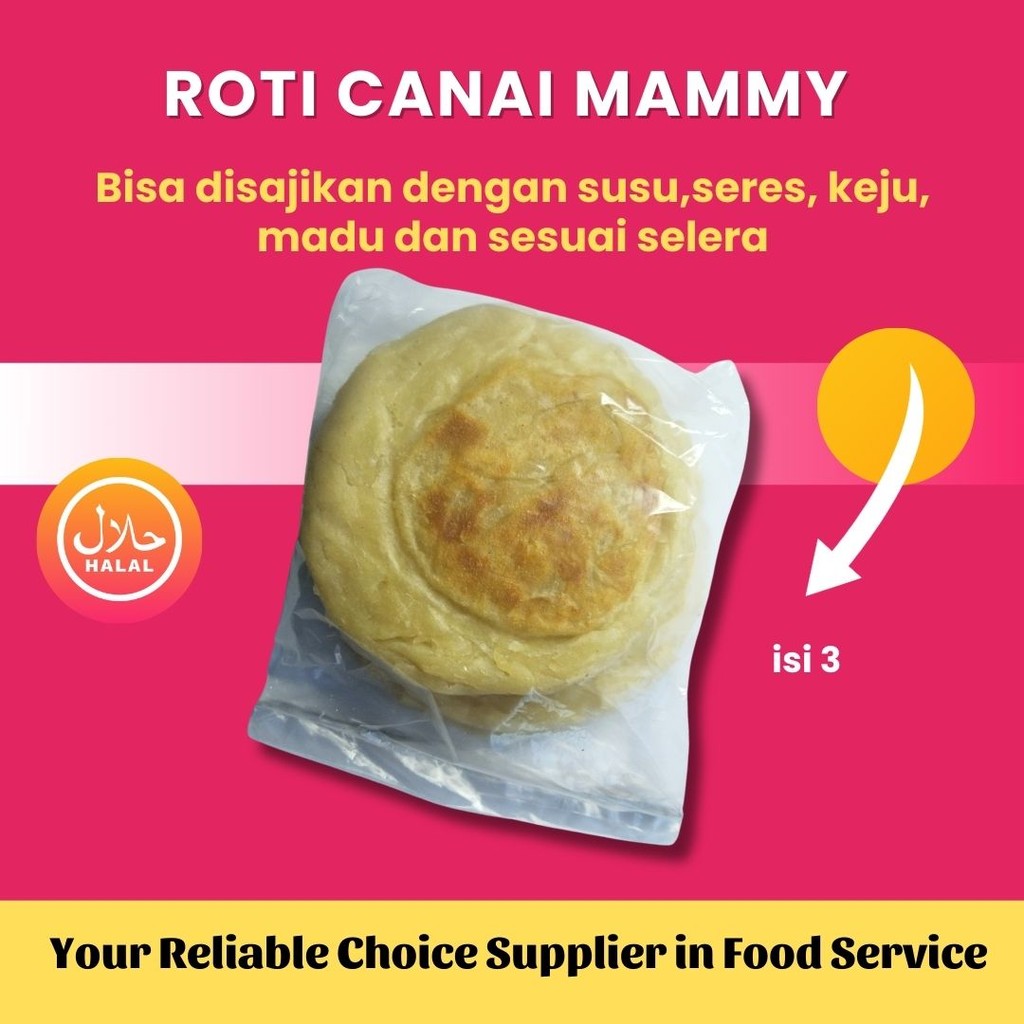 

Roti Canai Maryam Frozen Roti Cane