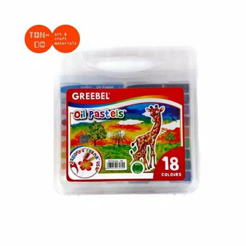 

GREEBEL oil pastels-18C crayon 18 colours