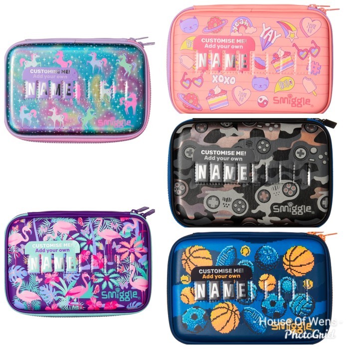 

[New]Promo SMIGGLE CRAZE ID HARDTOP PENCIL CASE - TEMPAT PENSIL SMIGGLE - Hitam Remote