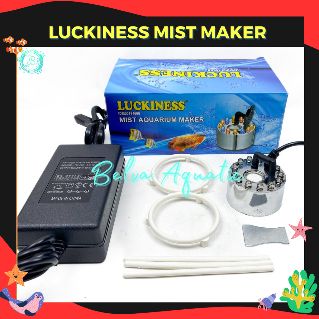 Luckiness Mist Maker Mesin Asap Kabut Aquascape Aquarium