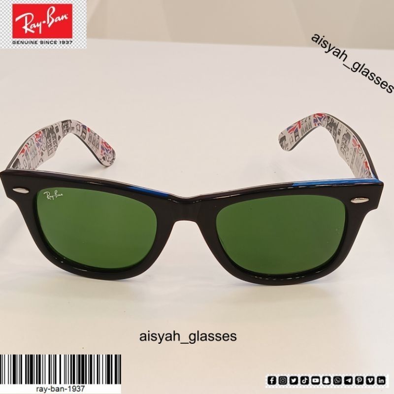 Kacamata Ray-ban WAYFARER Rb2140 1114  50-22 3N Original Italia