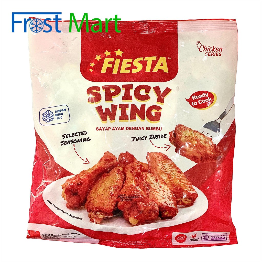 

Fiesta Spicy Wing 400Gr Sayap Ayam dengan Bumbu