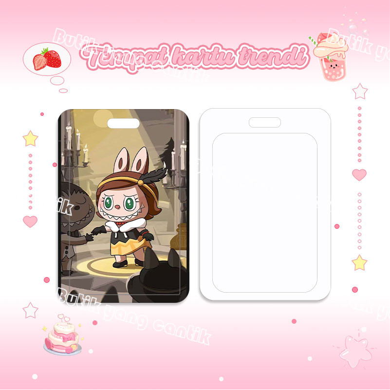 

ID Card Holder,Tempat Kartu Labubu Kartun Lucu, Cocok untuk Kantor/Sekolah, Kartu Pelajar/Kartu Transportasi, Kartu Akses, KTP, Flazz, Kartu Kredit Elektronik dan Uang Elektronik.