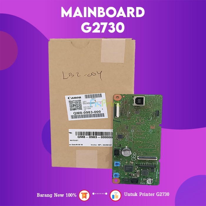 Fixprint Motherboard Board Canon G2730 Mainboard G2730 PN QM8-0983-000 Original New