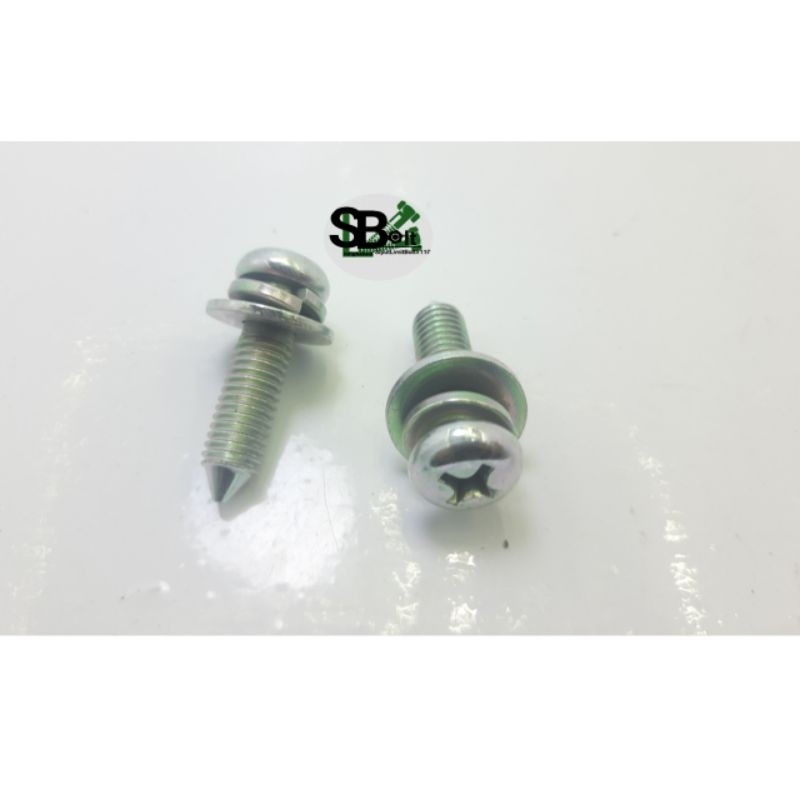 Baut Obeng doble Ring original baut 12 panjang 3cm