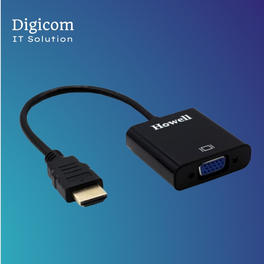 CONVERTER HDMI TO VGA +AUDIO HOWELL