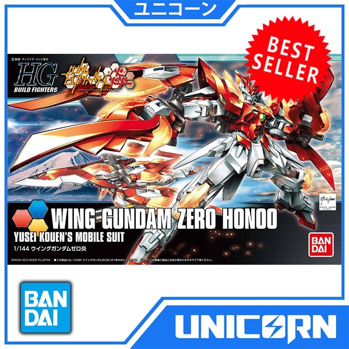 HGBF Wing Zero Honoo Gundam Bandai / HG Build Fighter Wing Zero Honoo