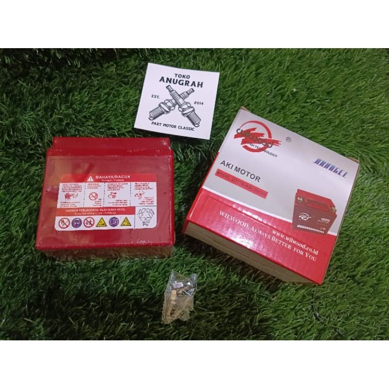Aki Kering Accu GTZ7S Satria FU 150 Nanogel 01 Wilwood 12Volt 7 Ampere