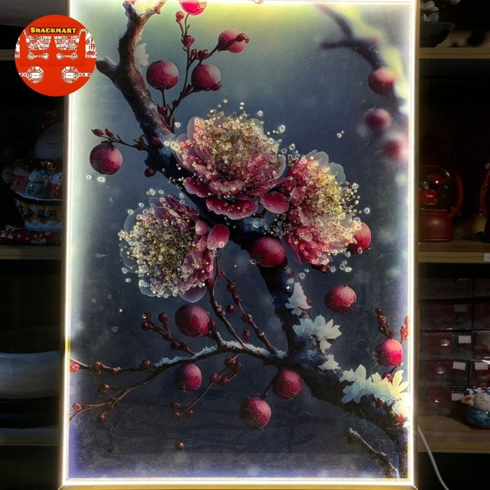 

Hampers Imlek High Grade / Hampers Imlek Lukisan 5D Lighting Premium / Hampers Imlek Premium / Dekorasi Imlek Premium / Pajangan Imlek High Grade / Pajangan Imlek Mewah / Pajangan Imlek Keberuntungan / Dekorasi Rumah Nuansa Imlek - Flower F