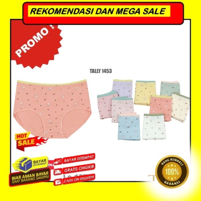 Rekomendasi Terlaris Tally 1269 ; 1453 CD Celana Dalam Anak Perempuan Remaja ABG Teen Panties | Katu