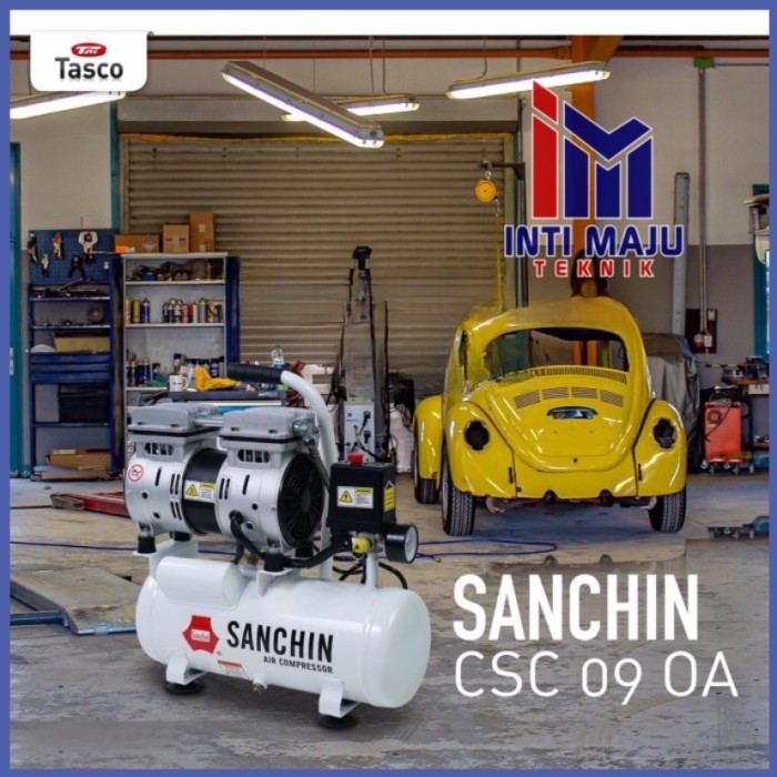 Kompresor Angin Sanchin 24 Liter Oilless AIR COMPRESSOR Tanpa Oli