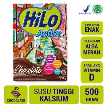 

HILO ACTIVE COKELAT 500 GR