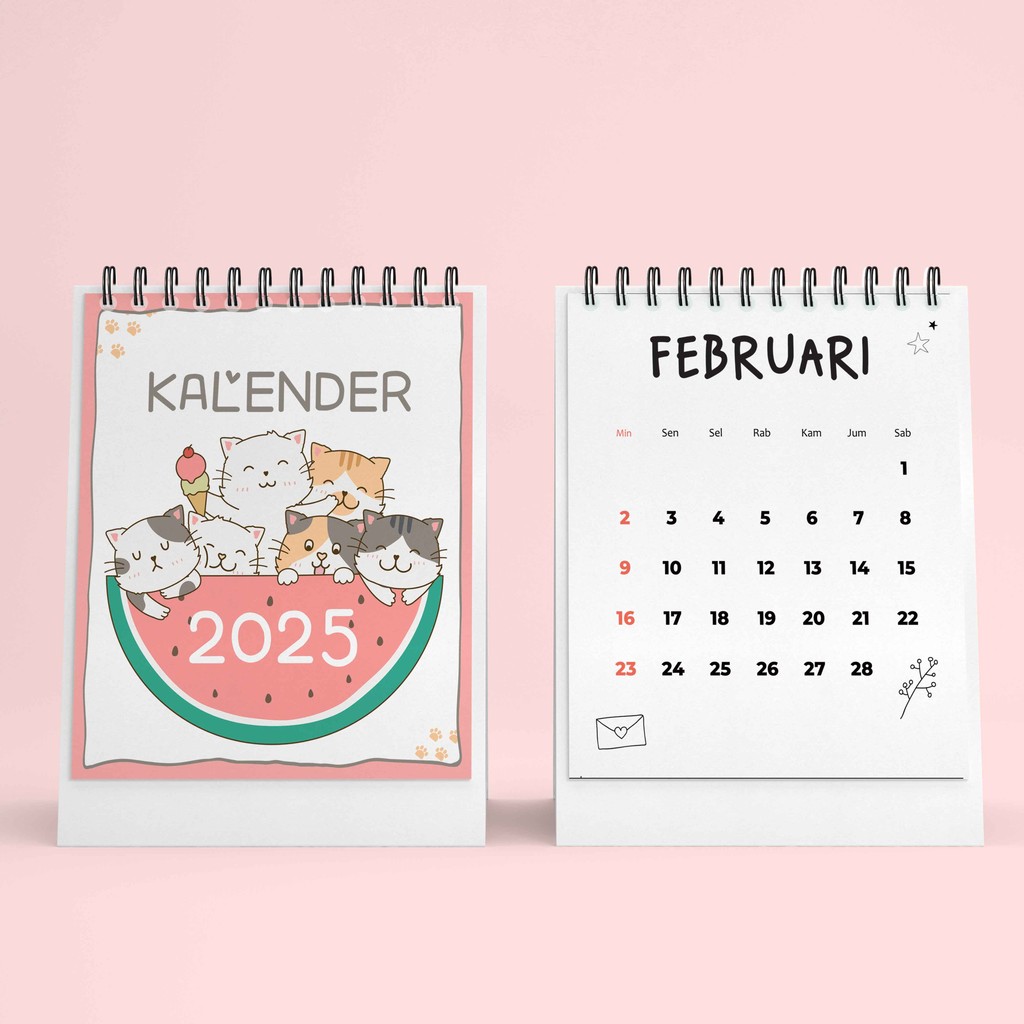 

Kalender meja 2025 murah lucu estetik READY STOCK