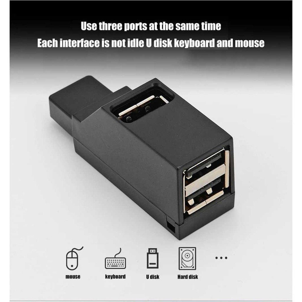 LATHIFSHP  Mini Super Speed USB 2.0 Hub - Y-2153