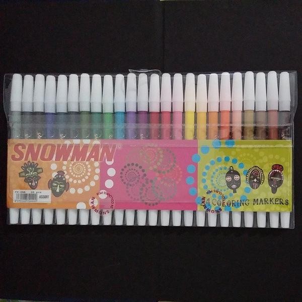 

[New Arrival] spidol snowman 24 warna