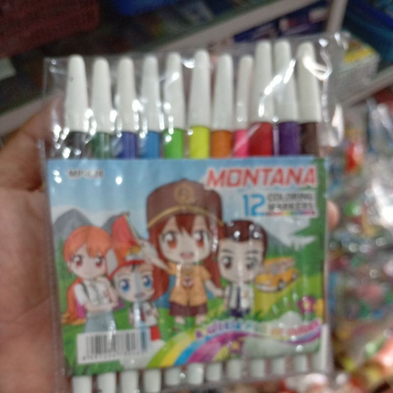 

spidol 12 warna tanggung