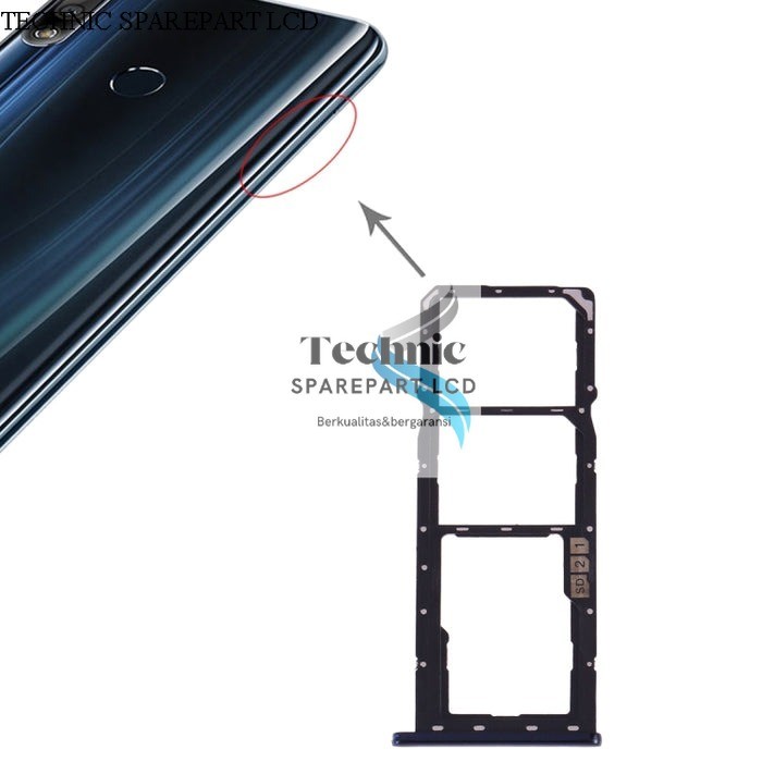 SIMTRAY SIMLOCK SLOT SIMCARD DUDUKAN TEMPAT KARTU SIM HOLDER ASUS ZENFONE MAX PRO M2 ZB631KL