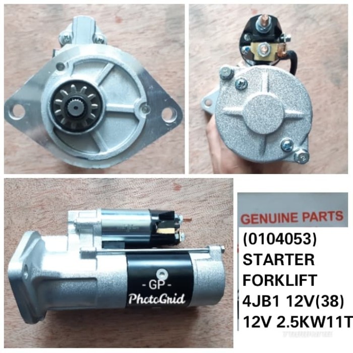 Dinamo Starter GP Forklift 4JB1 38 12V 3.2KW 11T