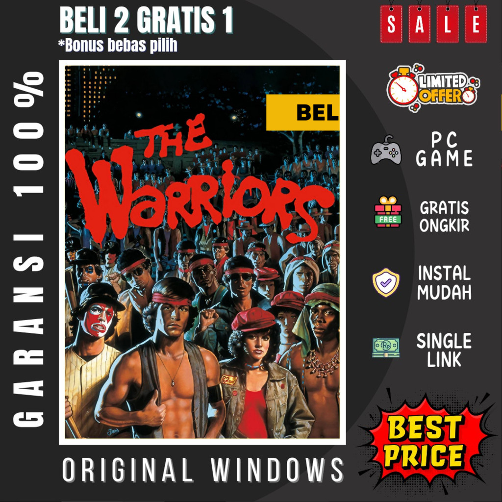 THE WARRIORS - GAME PC - GAME LAPTOP - PC GAMES - BELI 2 GRATIS 1 - ORIGINAL WINDOWS - GARANSI 100%