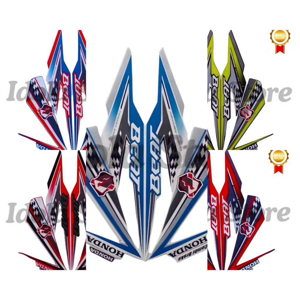 STIKER STRIPING HONDA BEAT FI 2018 FULL STIKER LIS BODY MOTOR BEAT FI 2018 Termurah & Terlaris