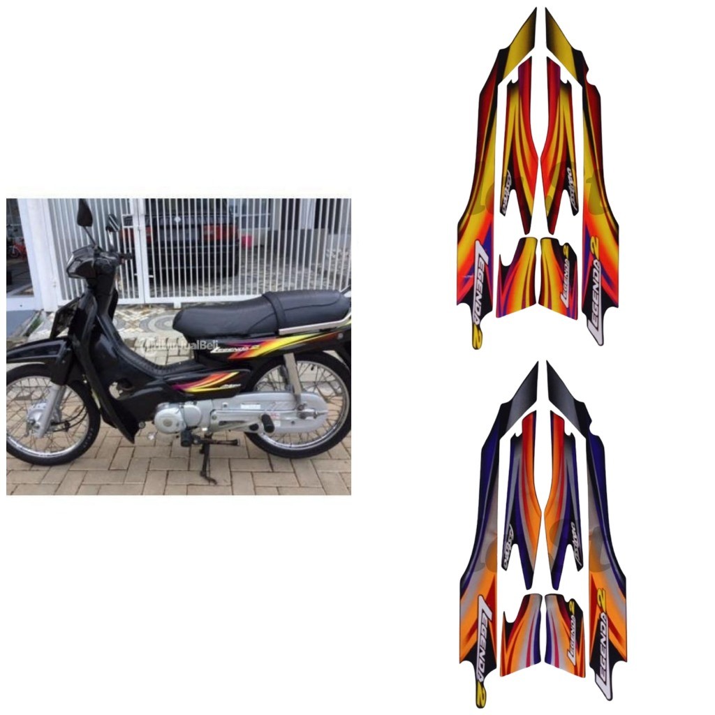 Striping Stiker Honda Astrea Legenda 2002 List Body Motor Astrea Legenda 2002