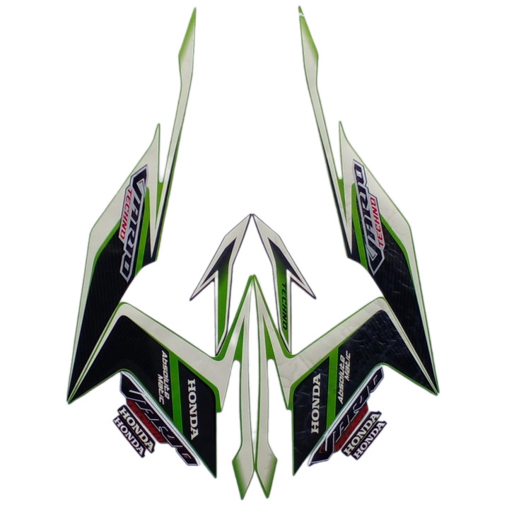 Stiker Striping Standart Honda Vario Techno 2011 Hijau List Stiker Standart Vario Techno 2011