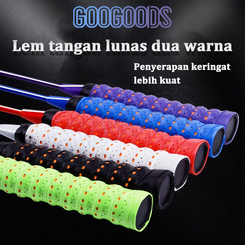 grip tulang raket bulutangkis motif bintik/grip raket badminton anti slip/Grip Raket Badminton Model