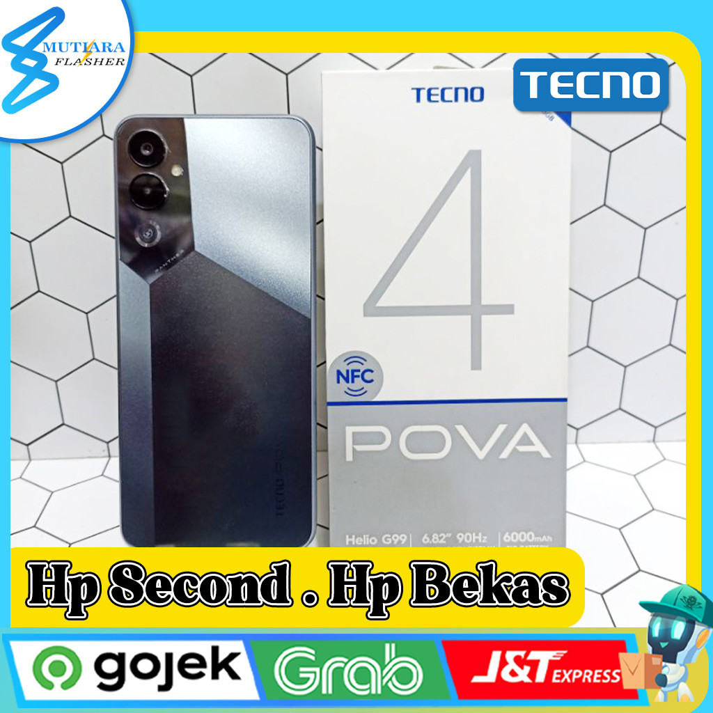 Tecno Pova 4 Ram 8 Rom 128GB Second Original