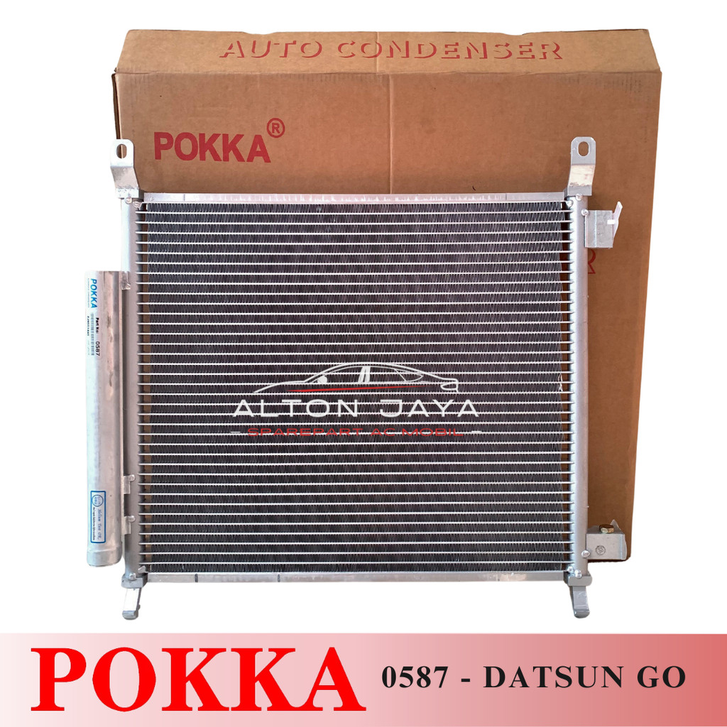 KONDENSOR AC MOBIL DATSUN GO CONDENSOR DATSUN GO POKKA 0587