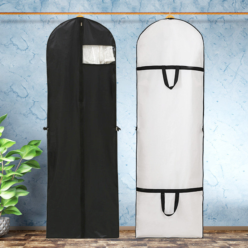 180cm Dress Wedding Cover Gaun Penutup Debu Cover Gaun Pengantin Gaun Pengantin Lipat Serbaguna