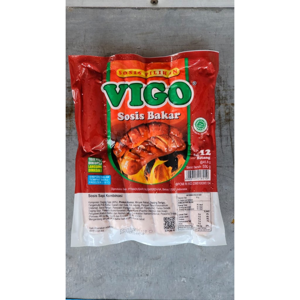 

BAH Vo Sosis Sapi Bakar Mini Isi 12 550gr