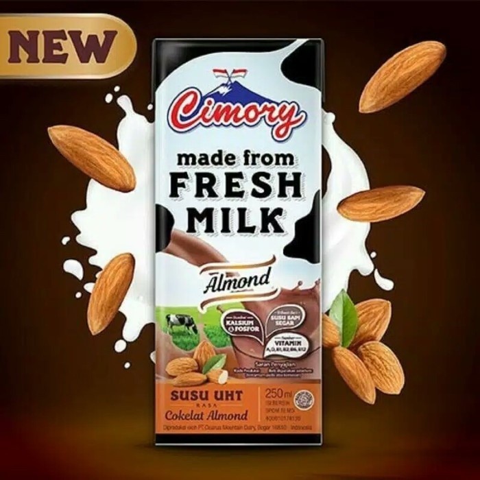 

New Item CIMORY UHT MILK ALMOND 250ML