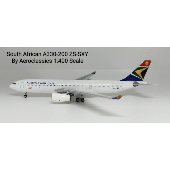 Pesawat Terbang South African A330-200 ZS-SXY  Aeroclassics Skala 1/400 Diecast