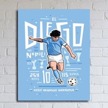 

DL25 Poster Dinding Art Maradona
