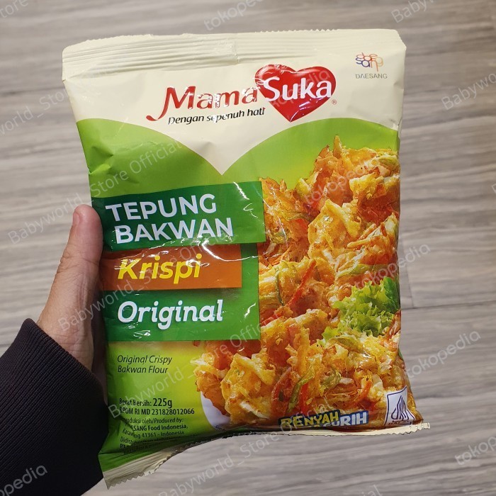 

NEW ITEM MAMA SUKA TEPUNG BAKWAN KRISPI ORIGINAL 225G BAHAN MASAK