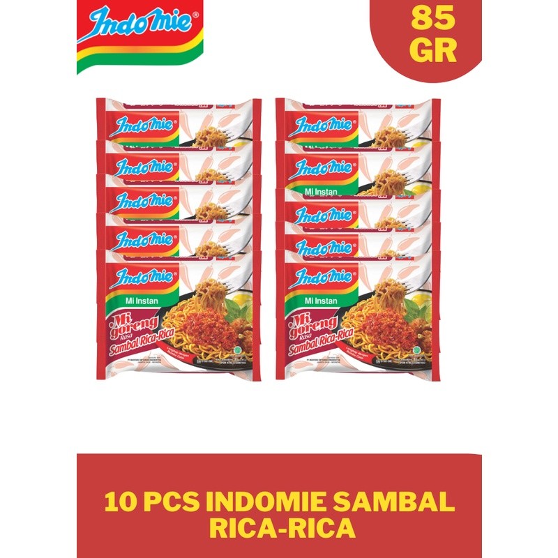

allforyou_-undefined-Promo Bundling 10pcs Indomie Goreng Rasa Sambal Rica Rica Murah