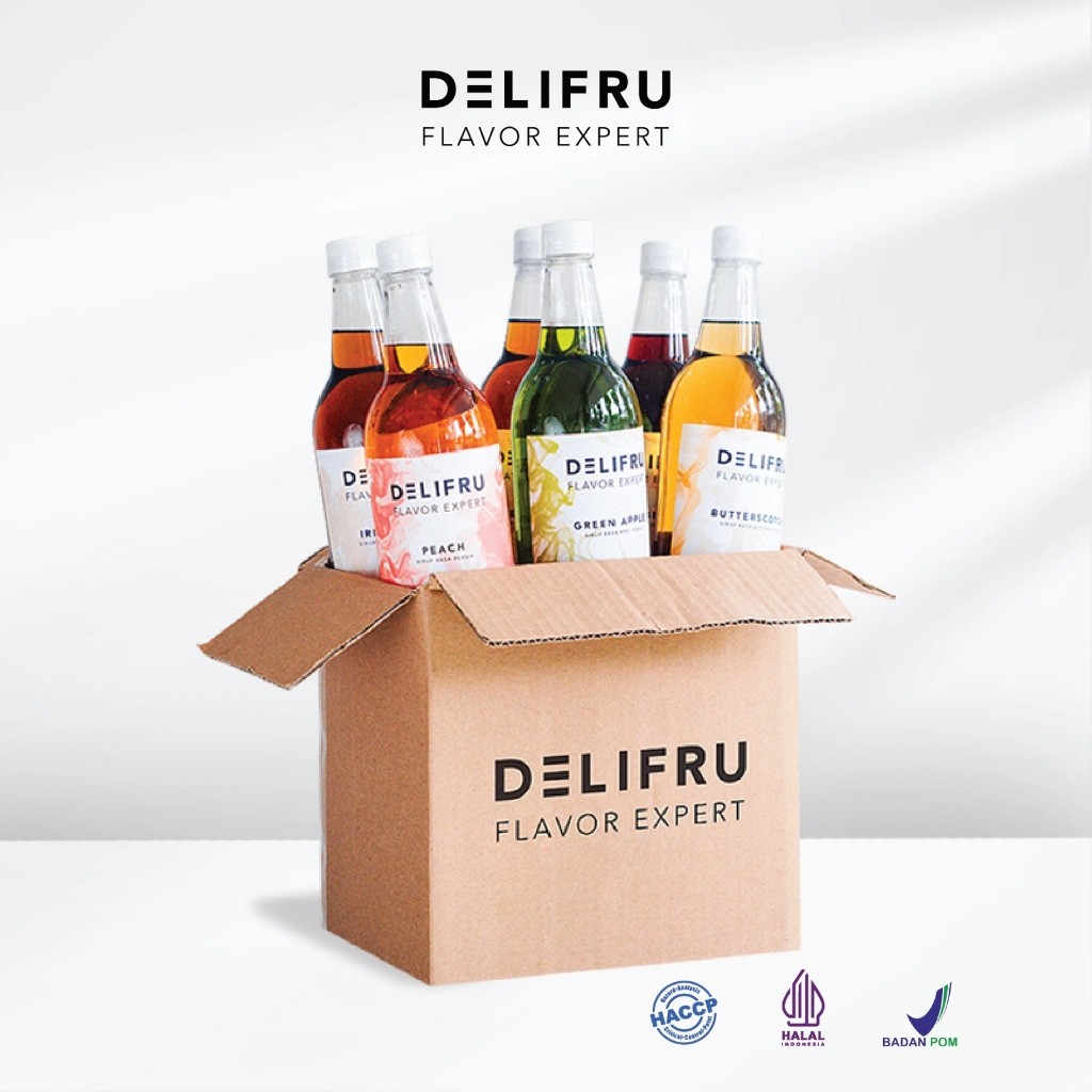 

Syrup 1 Box Delifru Isi 6 Botol Sirup / 6 Liter