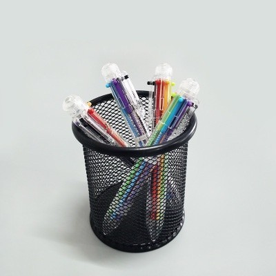 

Pulpen 6 Warna Transparan Pena Ballpont Pen Six-in-One Color 237