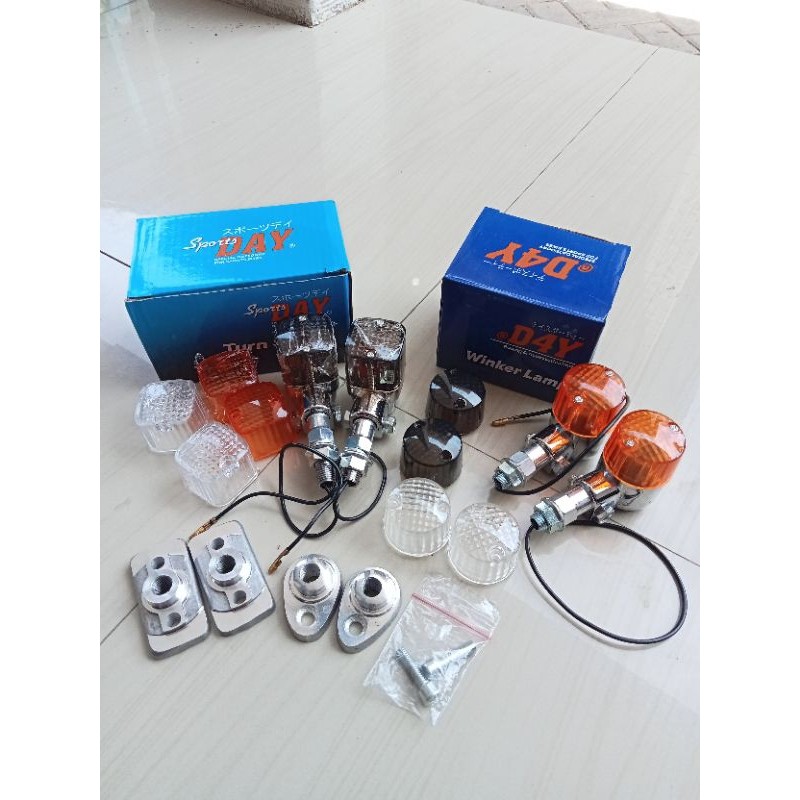 MURAH ORI lampu sein palu kotak led reting riting palu kotak led triple mika set pemanis riting gl d