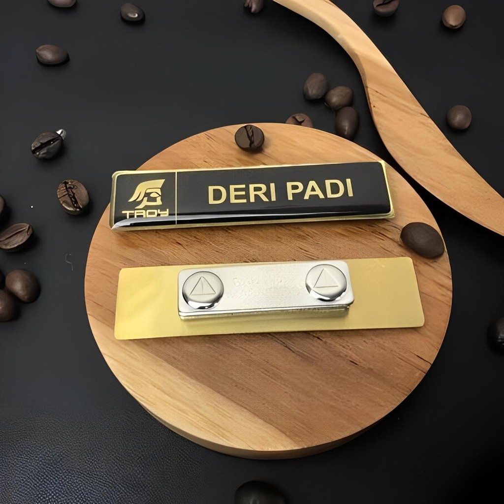 

Name Tag Nama Dada Magnet Peniti Kuningan & Akrilik Resin - Satpam ,Guru, Dokter Perawat Bidan Apoteker Karyawan